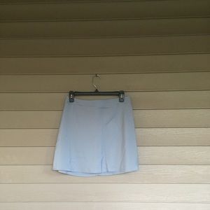 Forever 21 Dusty Blue Satin Mini Skirt L